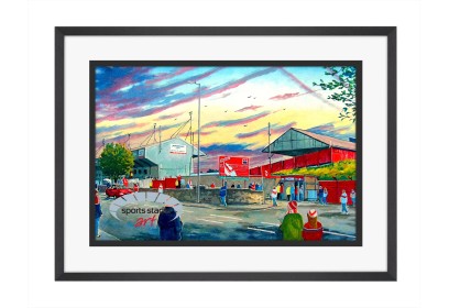Knowsley Road Stadium 'Going to the Match' Fine Art Print - St Helens Rugby League